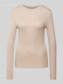 Vila Shirt met lange mouwen en ronde hals model 'ALEXIA'