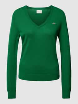 Gant Gebreide pullover met V-hals