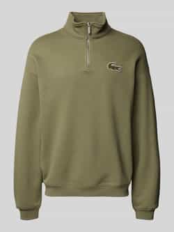 Lacoste Heren Katoen Khaki Sweatshirt Green Heren