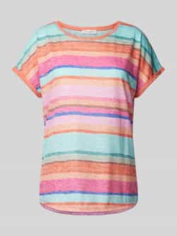 Christian Berg Woman T-shirt met streepmotief