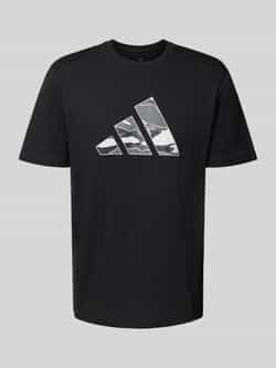 ADIDAS SPORTSWEAR T-shirt met labelprint en ronde hals