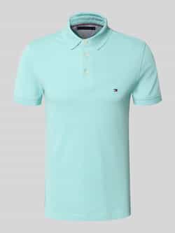 Tommy Hilfiger Slim fit poloshirt van een mix van katoen en elastaan