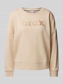 BRAX Sweatshirt met labeldetails model 'Bona'