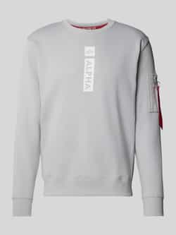 Alpha Industries Sweater Men Sweatshirts Alpha Refl. Print Sweater