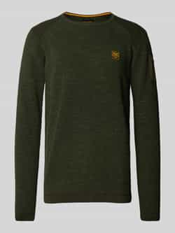 PME LEGEND Heren Truien & Vesten R-neck Cotton Rib Melee Knit Groen