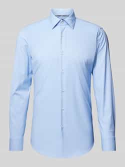 Boss Slim fit zakelijk overhemd met kentkraag model 'Hank'