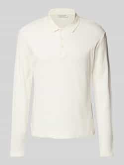 Casual friday Slim fit poloshirt met labeldetail model 'ELIAS'