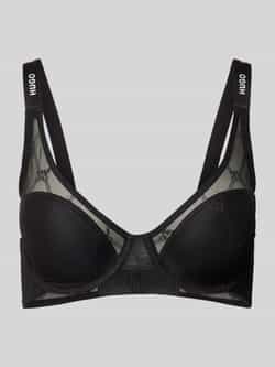 HUGO Beha met labeldetails model 'Sporty Lace'