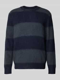 Wood Gebreide pullover met ribboorden model 'Levi'