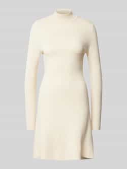 Vero Moda Getailleerde gebreide jurk met geribde ronde hals model 'GOLD'