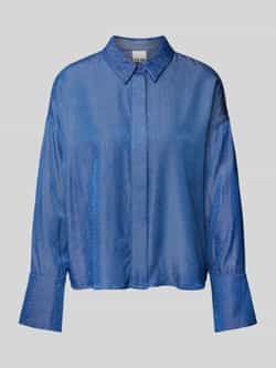 Ichi Relaxed fit blouse met extra brede schouders model 'PIPER'