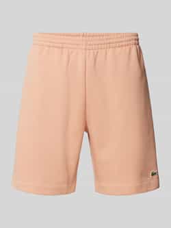 Lacoste Regular fit sweatshorts met elastische band