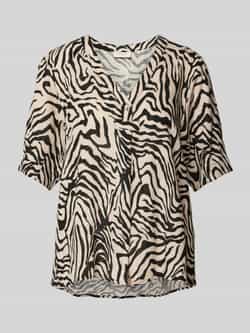 FREE QUENT Slim fit blouseshirt met V-hals model 'Larin'