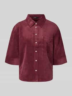Opus Relaxed fit overhemdblouse met borstzak model 'Faisa'
