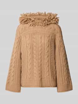 Marc Cain Wollen pullover met kabelpatroon