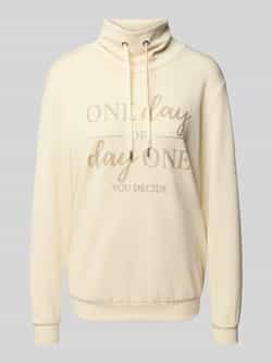 Soyaconcept Sweatshirt met opstaande kraag en tunnelkoord model 'BANU'