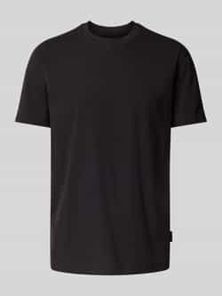 Armani Exchange Zwarte T-shirt met korte mouwen Eenvoudig ontwerp Black Heren