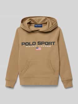 Polo Sport Hoodie met labelprint
