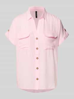 Vero Moda Regular fit overhemdblouse van pure viscose model 'BUMPY'