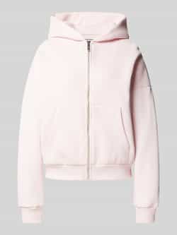 Review Oversized sweatjack met labelprint