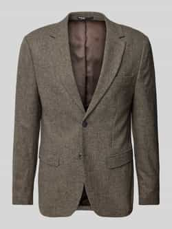 SELECTED HOMME Heren Colberts Slhslim-reed Wool Blz Bruin