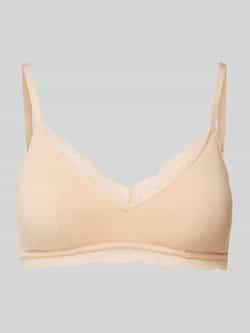 Skiny Soft-bh Classicotton V-hals met transparante kant