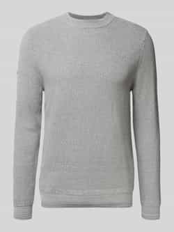 Superdry Gebreide pullover met ribboorden