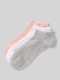 CK Calvin Klein Sneakersokken met labeldetail in een set van 3 paar