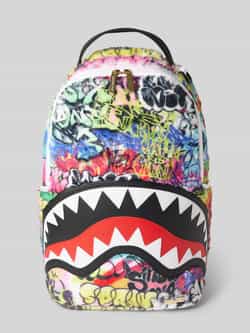 Sprayground Rugzak met labelpatch model 'GRAFITTI'