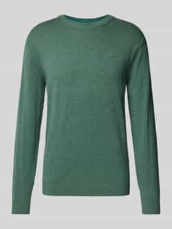Tom Tailor Gebreide pullover met ronde hals van puur katoen