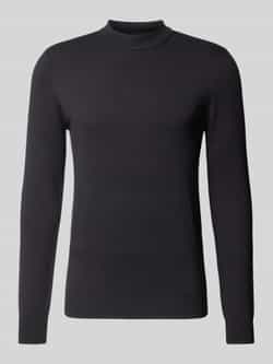 Antony Morato Zwarte Gebreide Trui Mannen Herfst Winter Black Heren