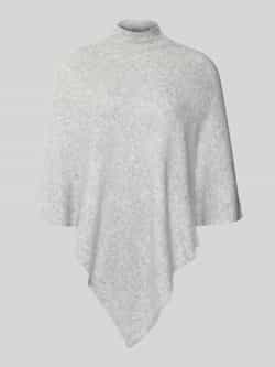 Pieces Loose fit gebreide poncho met ronde hals en kraag model 'FORTUNA'