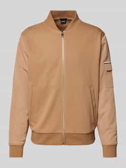 Boss Sweatjack met opstaande kraag model 'Skiles'