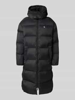 Calvin Klein Jeans Regular fit lange gewatteerde jas met logoprint