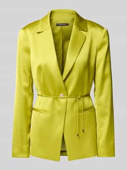 Comma Blazer met strikceintuur