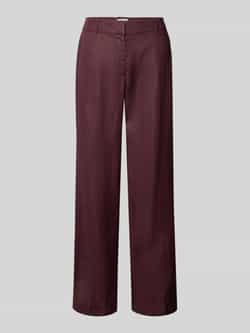 MSCH Copenhagen Straight leg linnen broek met steekzakken