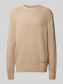 Les Deux Gebreide pullover met labelstitching model 'Errol'