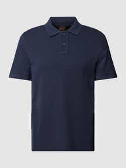 Boss Orange Slim fit poloshirt met korte knoopsluiting model 'Prime'