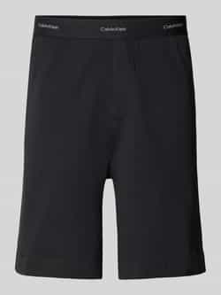 Calvin Klein Underwear Regular fit korte broek met elastische band met label