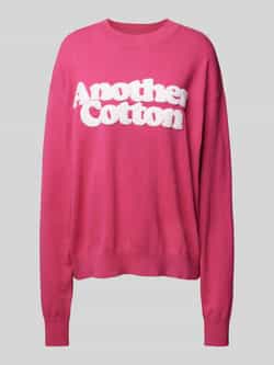 ANOTHER COTTON LAB Oversized gebreide pullover met labeldetail