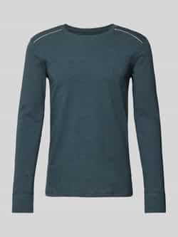 Schiesser Shirt met lange mouwen Comfort fit met contraststrepen op de schouders