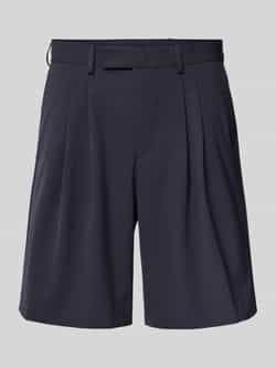 Selected Homme Relaxed fit korte broek met bandplooien model 'LIAM'