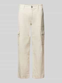 Pegador Straight leg cargobroek met siernaden model 'RISLEY'