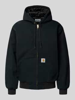 Carhartt Work In Progress Jack met kangoeroezak en labeldetail