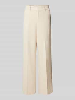 s.Oliver RED LABEL Loose fit wijde broek met viscose van piqué