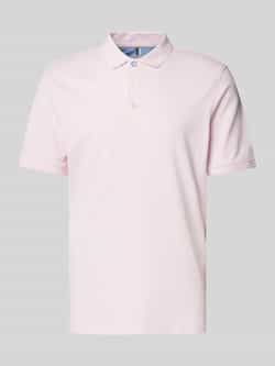 BRAX Regular fit poloshirt met labelprint model 'Pete'