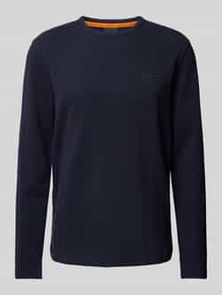 Boss Orange Regular fit shirt met lange mouwen en labelstitching model 'TEMPESTO'