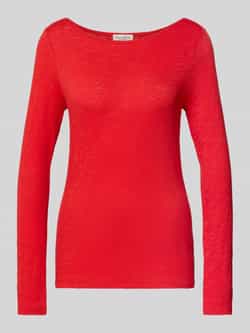 Marc O'Polo Slim fit shirt met lange mouwen van puur katoen