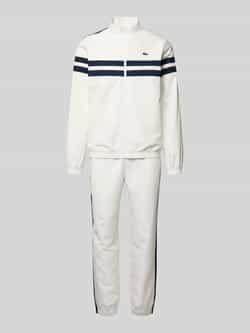 Lacoste Regular fit trainingspak met contraststrepen