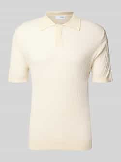 Selected Homme Regular fit poloshirt van een mix van katoen en lyocell model 'CHANCE'